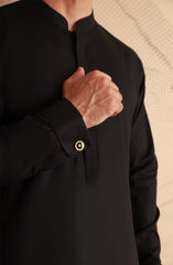 MEN KAMEEZ SHALWAR BLACK