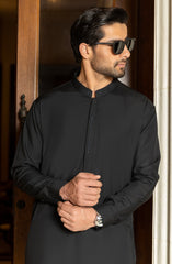 MEN KAMEEZ SHALWAR BLACK