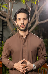 MEN KAMEEZ SHALWAR CHOCOLATE