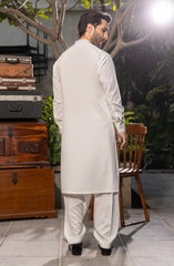 MEN KAMEEZ SHALWAR OFF WHITE