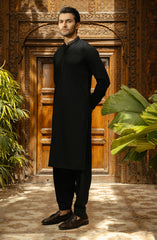 MEN KAMEEZ SHALWAR BLACK