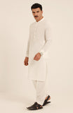 MEN KAMEEZ SHALWAR OFF WHITE