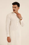 MEN KAMEEZ SHALWAR OFF WHITE