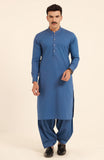 MEN KAMEEZ SHALWAR INK BLUE