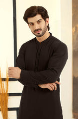 SUMMER'25 MEN KAMEEZ SHALWAR CHOCOLATE