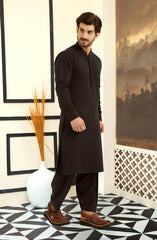 SUMMER'25 MEN KAMEEZ SHALWAR CHOCOLATE