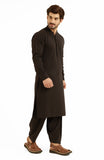 WINTER'24 MEN KAMEEZ SHALWAR CHOCOLATE