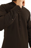 WINTER'24 MEN KAMEEZ SHALWAR CHOCOLATE