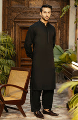 MEN KAMEEZ SHALWAR BLACK