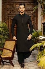 MEN KAMEEZ SHALWAR BLACK