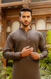 MEN KAMEEZ SHALWAR CHOCOLATE