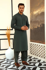 TEAL BLENDED  KAMEEZ SHALWAR