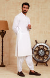 MEN KAMEEZ SHALWAR WHITE