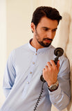 MEN KAMEEZ SHALWAR SKY BLUE