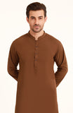 MEN KAMEEZ SHALWAR BROWN