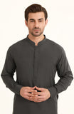 WINTER'24 MEN KAMEEZ SHALWAR CHARCOAL