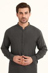 CHARCOAL BLENDED KAMEEZ SHALWAR