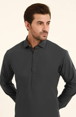 CHARCOAL BLENDED KAMEEZ SHALWAR