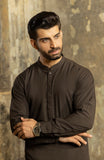 WINTER'24 MEN KAMEEZ SHALWAR CHOCOLATE BROWN