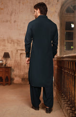 NAVY BLENDED KAMEEZ SHALWAR