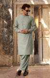 WINTER'24 MEN KAMEEZ SHALWAR SEA GREEN