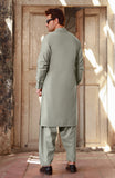 WINTER'24 MEN KAMEEZ SHALWAR SEA GREEN