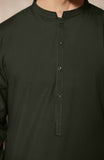 WINTER'24 MEN KAMEEZ SHALWAR OLIVE GREEN