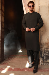 DARK CHOCOLATE BLENDED KAMEEZ SHALWAR