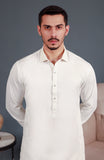 WINTER'24 MEN KAMEEZ SHALWAR OFF WHITE