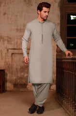 LATTE BLENDED EMBROIDERED KAMEEZ SHALWAR