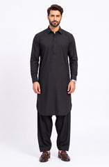 BLACK BLENDED KAMEEZ SHALWAR