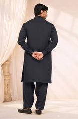 CHARCOAL BLENDED KAMEEZ SHALWAR