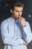 WINTER'24 MEN KAMEEZ SHALWAR SKY BLUE