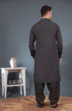 WINTER'24 MEN KAMEEZ SHALWAR WITH WAIST COAT PURPLE