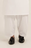 MEN OFF WHITE COTTON SHALWAR