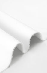 MTJ WHITE 100% COTTON UNSTITCHED