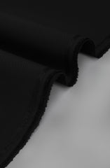 BLACK BLENDED UNSTITCHED