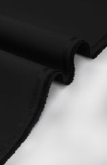 BLACK BLENDED UNSTITCHED