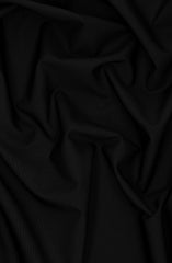 BLACK BLENDED UNSTITCHED