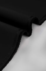 BLACK BLENDED UNSTITCHED
