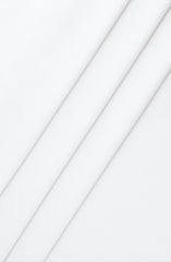 WHITE BLENDED UNSTITCHED