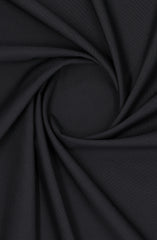 BLACK BLENDED UNSTITCHED