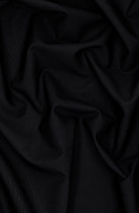 BLACK BLENDED UNSTITCHED