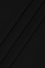 BLACK BLENDED UNSTITCHED