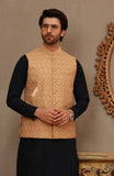 MEN WAISTCOAT FORMAL BEIGE