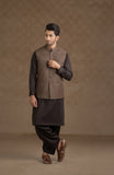 FESTIVE'23 FORMAL PLAIN WAISTCOAT BROWN