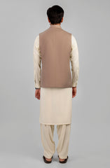 WINTER'23 MEN WAISTCOAT FORMAL FAWN
