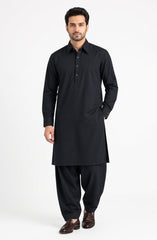 BLACK BLENDED KAMEEZ SHALWAR