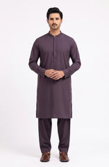 MAROON BLENDED EMBROIDERED KAMEEZ SHALWAR