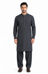 TEAL-GREEN BLENDED EMBROIDERED KAMEEZ SHALWAR